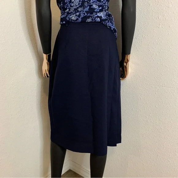 NWOT Flying Cross Elegant Navy Blue Women's Skirt - Picture 4 of 9